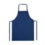 Basic polyester schort zonder zak 200 g/m2 kleur koningsblauw