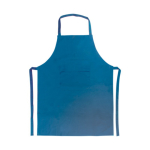 Basic polyester schort zonder zak 200 g/m2 kleur koningsblauw