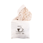 Katoenen mesh tas van organisch katoen 100 g/m2 kleur beige derde weergave