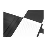 A5 schrijfmap gemaakt van polyester met magneetsluiting A5 Grid kleur donkergrijs tweede weergave