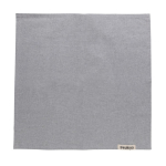 Set van 4 gerecyclede katoenen servetten 45 x 45 cm Ukiyo kleur grijs tweede weergave