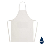 Duurzame schort met logo 180 g/m2 Cosmopolitan Eco kleur beige vierde weergave
