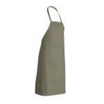 Duurzame schort met logo 180 g/m2 Cosmopolitan Eco kleur donkergroen derde weergave