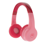 Draadloze schokbestendige hoofdtelefoon voor kinderen Motorola kleur roze