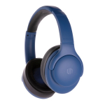 Premium hoofdtelefoon met hoofdband 35 uur speeltijd Fresno kleur blauw