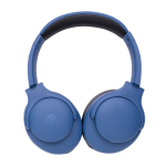 Premium hoofdtelefoon met hoofdband 35 uur speeltijd Fresno kleur blauw tweede weergave