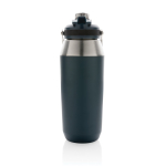 Grote thermosfles bedrukken met deksel met rietje 1L Slender kleur marineblauw tweede weergave