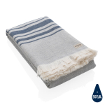 Grote, sneldrogende katoenen hamamdoek bedrukken Ukiyo kleur marineblauw