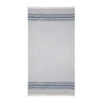 Grote, sneldrogende katoenen hamamdoek bedrukken Ukiyo kleur marineblauw tweede weergave