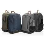 Corporate gerecyclede rugzak bedrukken Urban Outdoor kleur marineblauw algemene weergave