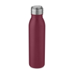 Roestvrijstalen sportfles met logo van 700 ml metalen deksel Harper kleur rood