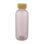 Drinkflessen gemaakt van gerecycled plastic 650ml RPET Nature kleur roze