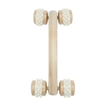Bamboe Body Massager met Rollers Bamboo kleur naturel