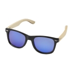 Zonnebril met spiegelglazen Polarized Bamboo kleur licht hout
