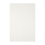 A5 gegraveerd notitieboekje met logo Milk Carton kleur gebroken wit tweede weergave achterkant