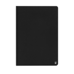 Elegant waterdicht papieren notitieboekje A5 Stonepaper Hard kleur zwart tweede weergave voorkant
