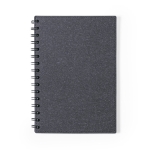 A5 Notitieboek van gerecycled karton personaliseren CardBoard kleur zwart  negende weergave