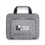 Documententas van gerecycled plastic RPET Felt met jouw bedrukking