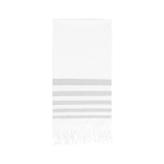 Tweekleurige katoenen strandlaken met logo 180 g/m2 Pareo Windy kleur grijs  negende weergave