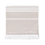 Pareo handdoek van gerecycled katoen 250 g/m2 Pareo Bonifacio kleur bruin  negende weergave