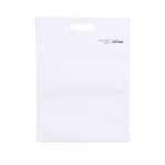 Gerecyclede non woven tassen bedrukken 70 g/m2 MiniMall kleur wit tweede weergave