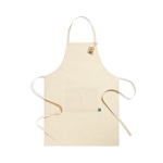 Schorten van 100% katoen bedrukken 180 g/m2 Latte FairTrade kleur naturel  negende weergave