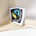 Katoenen rugzak met logo 180 g/m2 9 kg Dun FairTrade tweede weergave