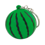 Anti-stress sleutelhanger met logo Fruity kleur groen