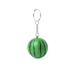 Anti-stress sleutelhanger met logo Fruity kleur groen  negende weergave