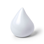 Stressbal met logo in de vorm van een waterdruppel Fall kleur wit  negende weergave