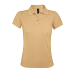 Damespoloshirt van polyester en katoen 200 g/m² SOL'S Prime kleur zand tweede weergave