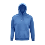 Unisex sweatshirt van ecologische materialen met capuchon 280 g/m2 Stellar kleur blauw