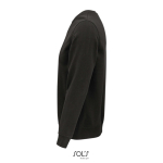 Unisex sweatshirt met logo van eco materialen 280 g/m2 SOL'S Comet zij aanzicht
