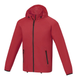 Waterdichte jas van 280T nylon en 60 g/m2 polyester Elevate Essentials kleur rood