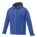 Polyester waterdichte softshell jas met logo Elevate Life 360 ​​g/m2 kleur koningsblauw