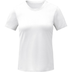 Dames T-shirt van polyester mesh, 105 g/m2 Elevate Essentials kleur wit tweede weergave voorkant