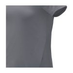 Dames T-shirt van polyester mesh, 105 g/m2 Elevate Essentials kleur donkergrijs weergave detail 1