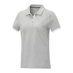 Dames polo's met kleurdetails en 200 g/m2 katoen Elevate Life