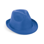 Hoed van PP in verschillende kleuren met bijbehorende lint