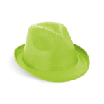 Hoed van PP in verschillende kleuren met bijbehorende lint