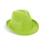 Hoed van PP in verschillende kleuren met bijbehorende lint