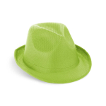 Hoed van PP in verschillende kleuren met bijbehorende lint