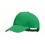 Biologische Katoenen Baseball Cap bedrukken met logo Eco Cap kleur groen