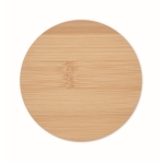 Ronde bamboe onderzetter bedrukken Bamboo kleur hout tweede weergave