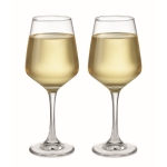 Twee wijnglazen van 200 ml. Set Copas Wine kleur doorzichtig derde weergave