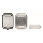 Lunchbox met afscheider 1,2L Inox Space kleur zilver vijfde weergave
