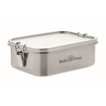 Lunchbox met afscheider 1,2L Inox Space kleur zilver hoofdweergave