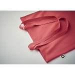 Tas van gerecycled katoen in de kleur 140 g/m² kleur rood