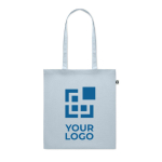 Tas van gerecycled katoen in de kleur 140 g/m2 Recycled Cotton Kleuren weergave met bedrukking