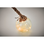 Glazen ornament met LED-verlichting Cristal Bubble kleur doorzichtig vijfde weergave